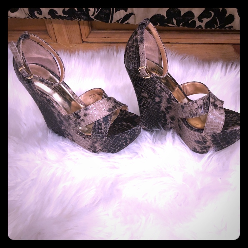 Cathy Jean Snakeskin Shoes